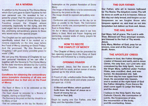 divine mercy novena pamphlet pdf